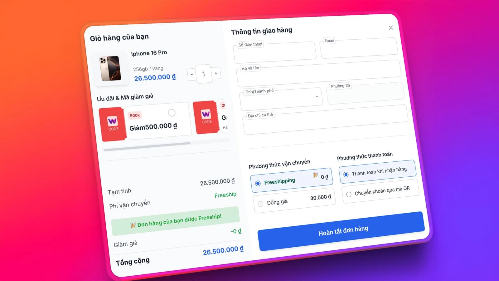 Plugin mua hàng nhanh - Dabilux Quick Buy: Giải Pháp Tối Ưu Tỷ Lệ Chuyển Đổi Cho WooCommerce