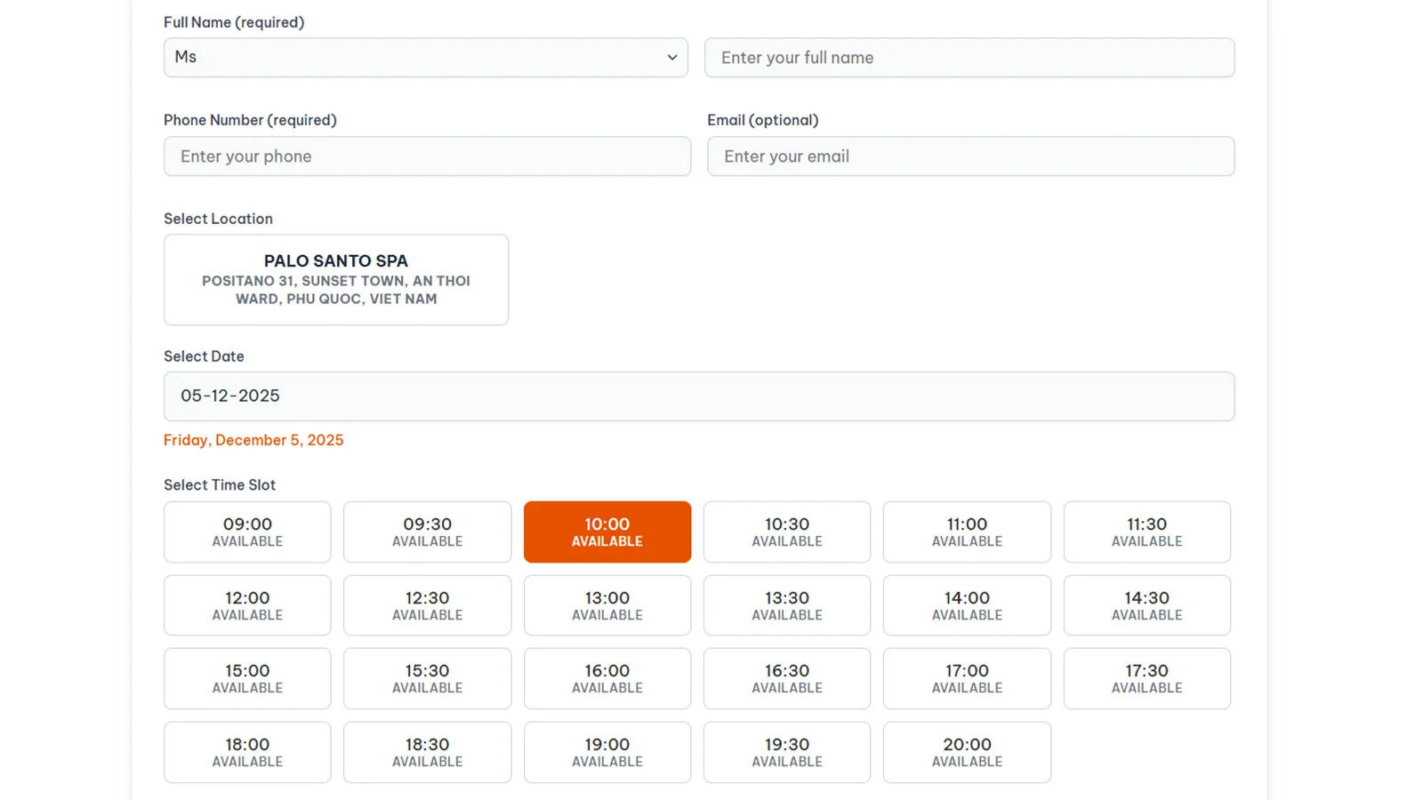 Plugin đặt lịch hẹn cho Spa và Salon sử dụng Wordpress