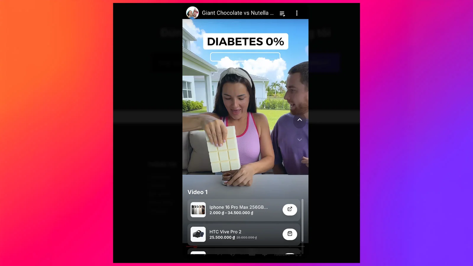 Plugin thêm video ngắn có gắn giỏ hàng - Dabilux Video Virual